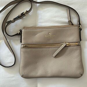 Kate Spade cross body bag- stone color